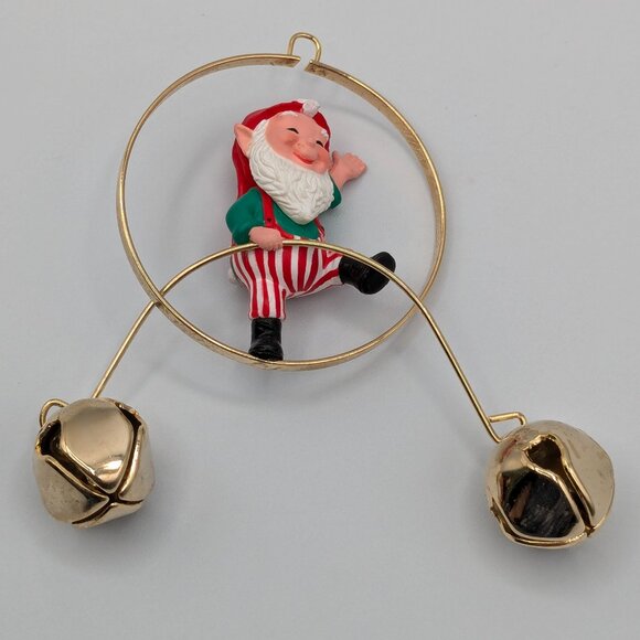 Hallmark Keepsake Balancing Elf 1989 Vintage Christmas Ornament - Picture 1 of 10